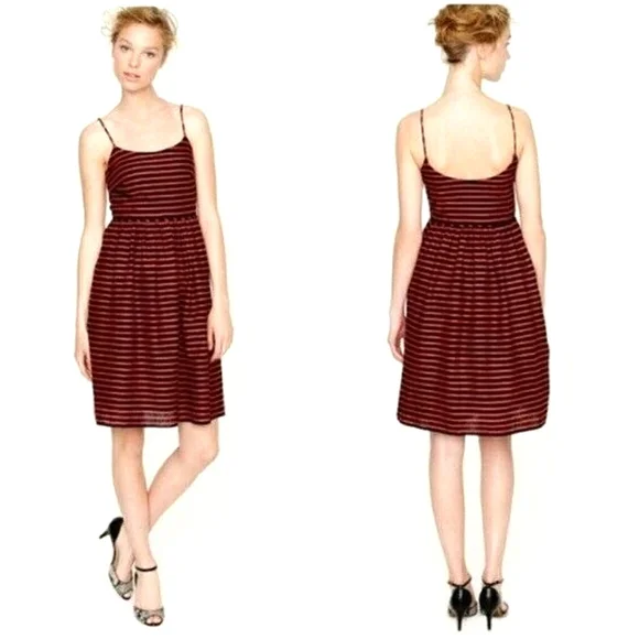 J. Crew Factory | Dresses | Euc Jcrew Factory Stripe Linencotton Sundress |  Poshmark